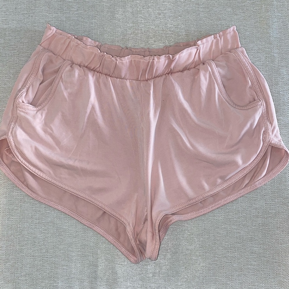 Garage pink comfy shorts